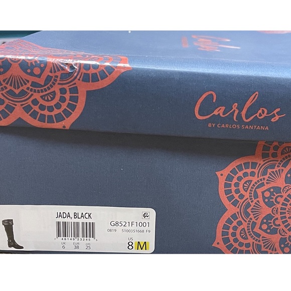 Carlos by Carlos Santana Jada Boots Black size 8 - Picture 4 of 5